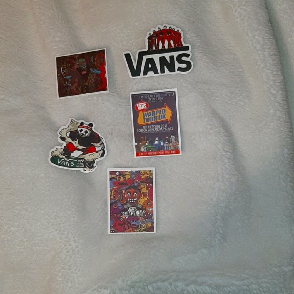 Limited edition van stickers